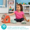 Wooden Animal Shape Sorting Barn