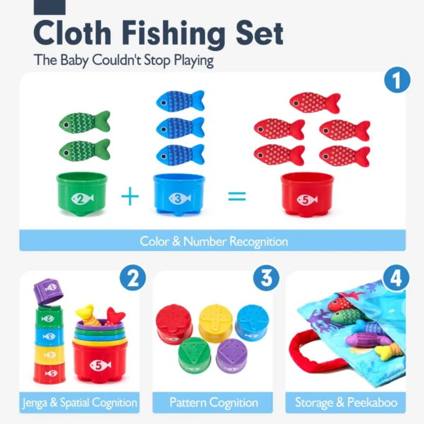Cloth Fishing Game Set