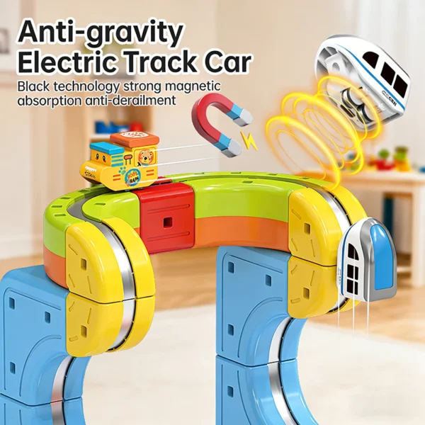 Magnetic Track Train Set