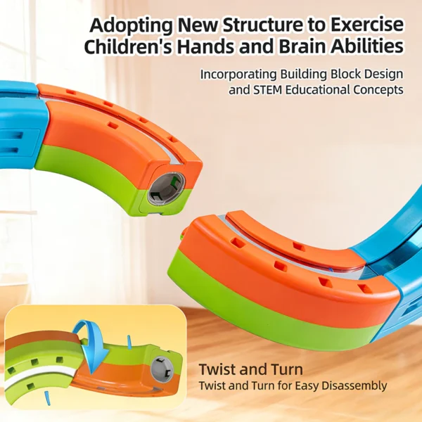 Magnetic Track Train Set
