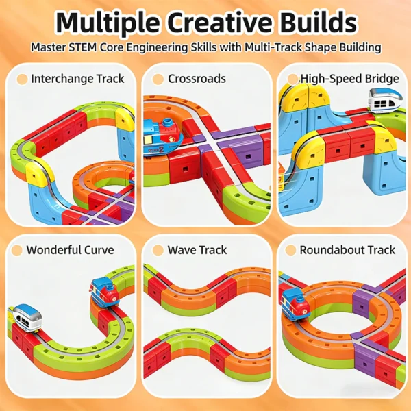 Magnetic Track Train Set