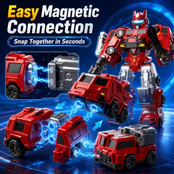 9 In 1 Magnetic Robot Toy