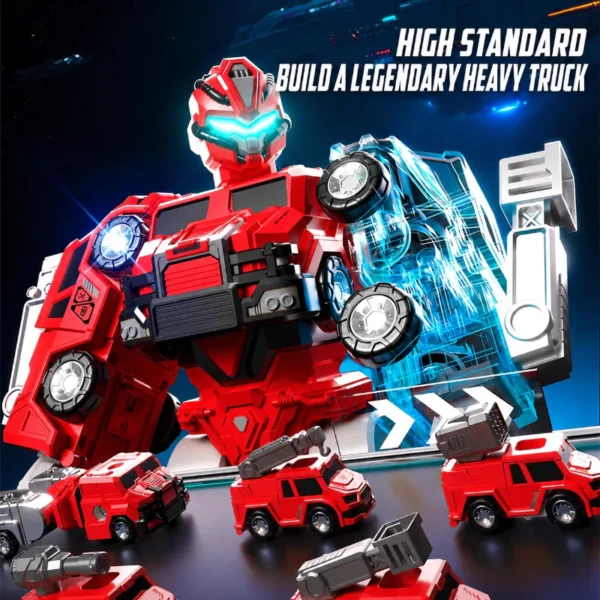 9 In 1 Magnetic Robot Toy