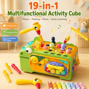 19 In 1 Crocodile Activity Cube