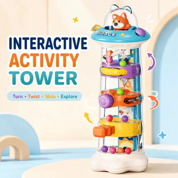 Interactive Ball Track Tower