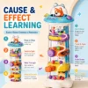 Interactive Ball Track Tower