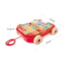 Pull-Along Cart Blocks L21cm W21cm H5.6cm